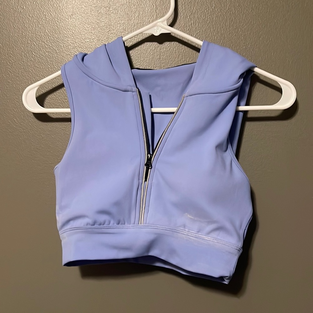 Ptula Hooded Sports Bra BROKEN ZIPPER